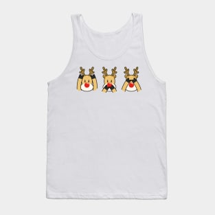 Three Wise Reindeer - Christmas - Rudolph Tank Top